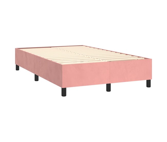 Cama box spring 120x200 Rosa