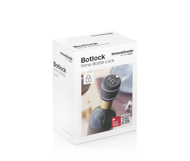 Candado para Botellas de Vino Negro