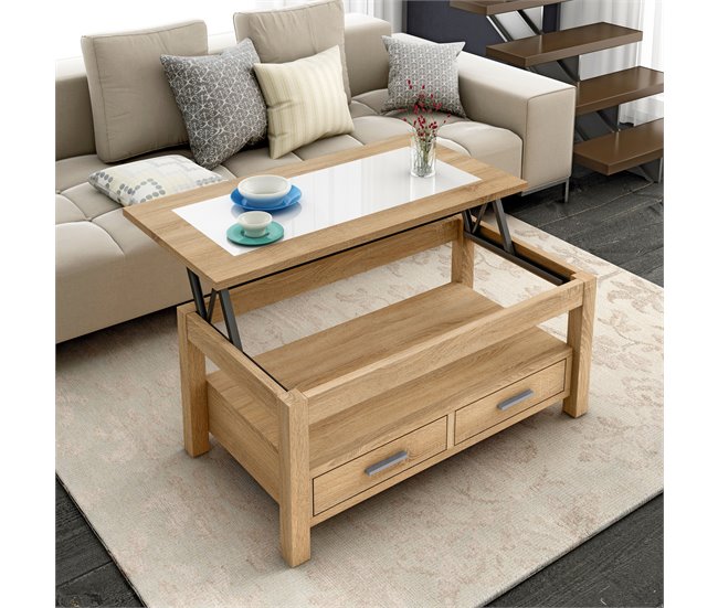 Mesa de centro elevable PUIGMAL Haya