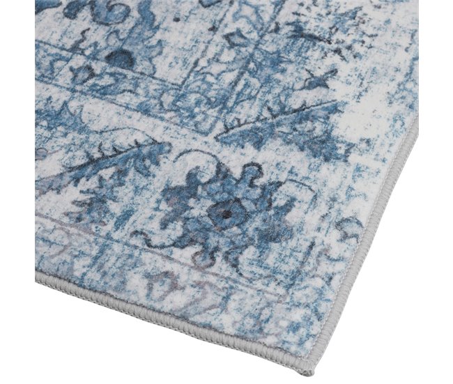 Alfombra de diseño vintage 200x274 Azul