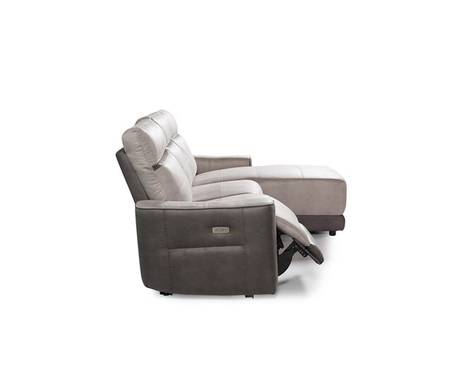 Chaise longue relax eléctrico MOON Gris