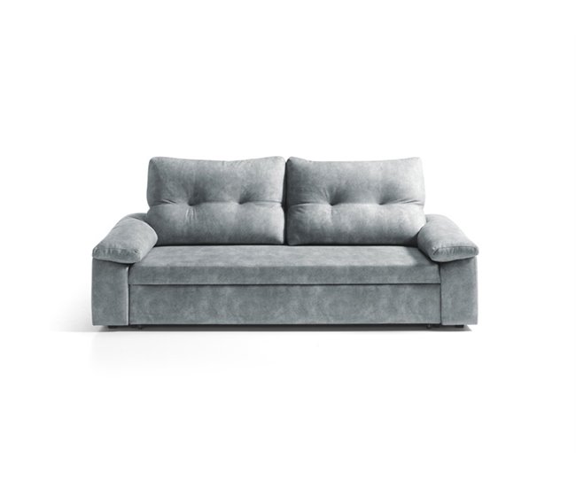 Sofá cama MIXX con almohadas de respaldos Gris