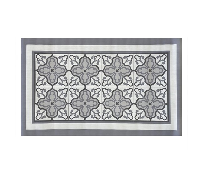 Acomoda Textil – Alfombra Vinílica Hidráulica para Hogar. 120x180 Gris Claro