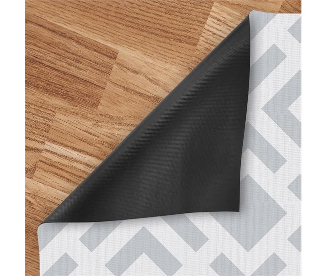 Alfombra vinilica, PVC antideslizante para interior y exterior Beige