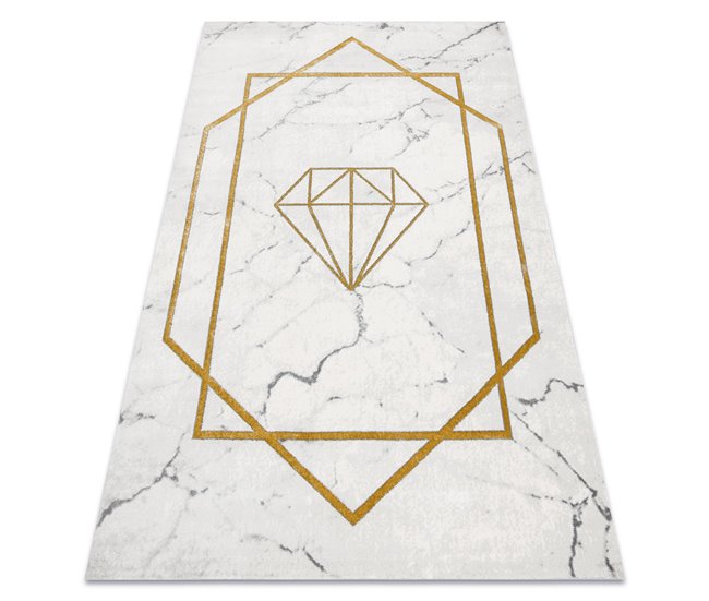 Alfombra EMERALD exclusivo 1019 glamour 80x150 Crema