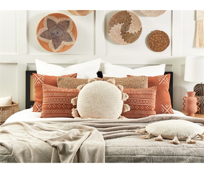 Beliani Cojín decorativo MADIA Beige