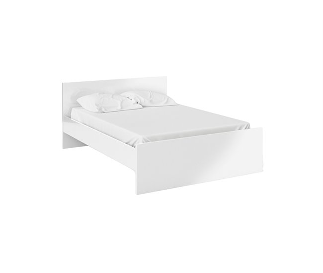 Cama NAIA blanco brillo Blanco