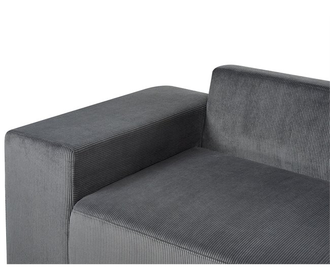 Beliani Sofá esquinero Pana LUSPA Beige