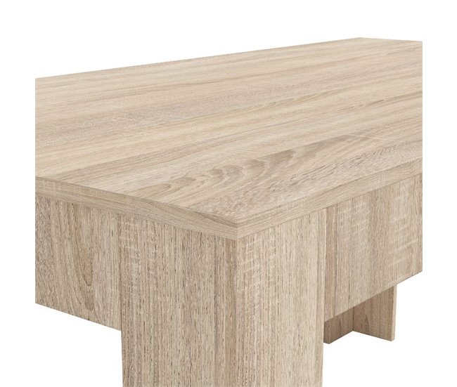 Mesa Extensible de Comedor o Cocina + 6 Sillas Estilo Nordico 178x80 Blanco