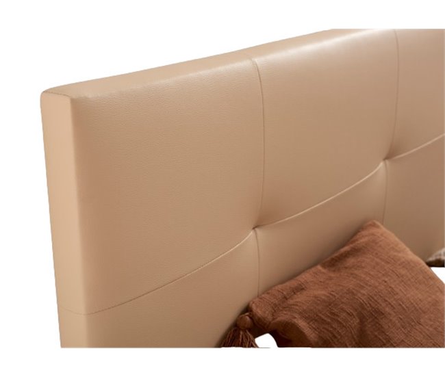 Cabecero Tapizado Descansin | Tela de Polipiel Liso 150 Beige