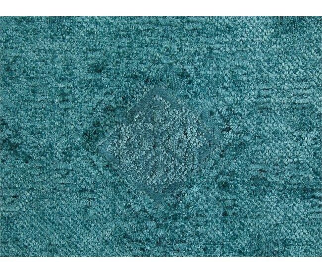 Beliani Cojín decorativo VERPIS Azul/ Verde