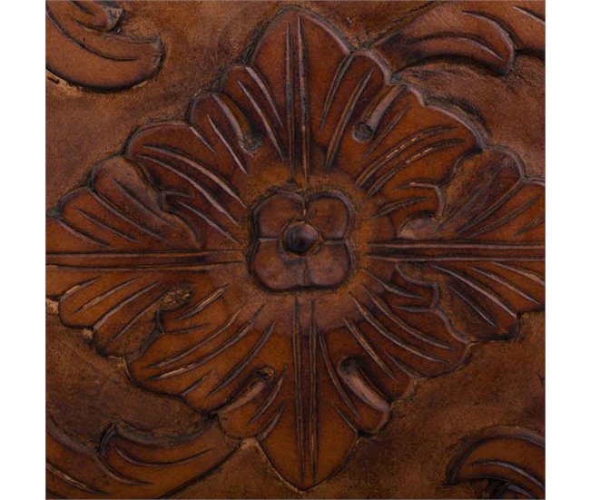 Baúl de madera artesanal Marron