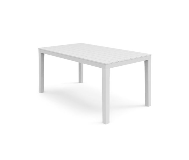 Mesa de exterior Ohana 78x138 Blanco