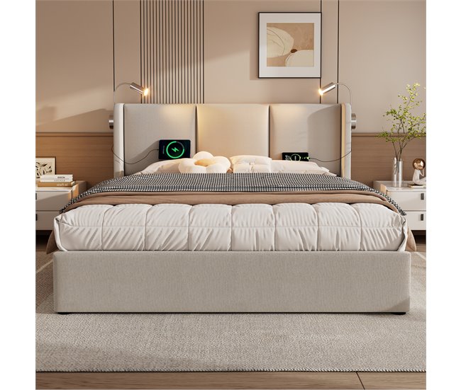 Canapés abatibles Beige