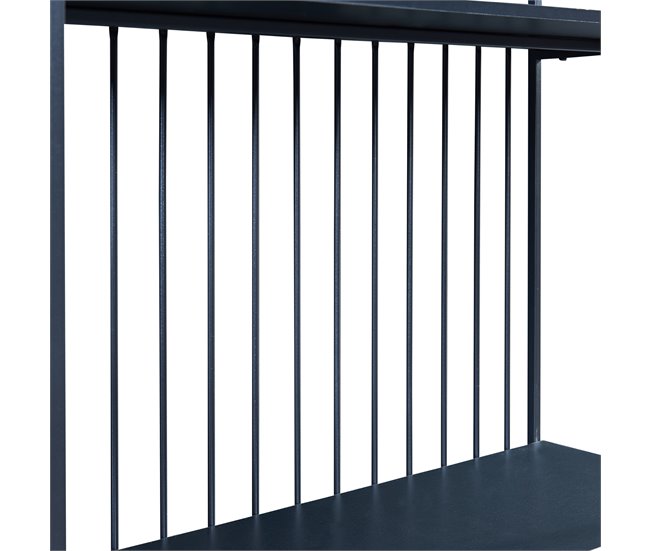 Estantería de pie Rælingen [en.casa] 120 Negro