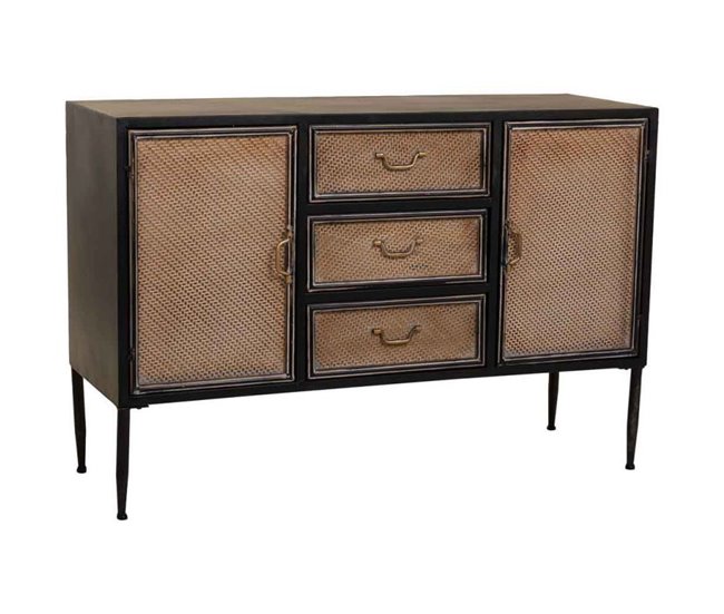 Aparador de metal Marron