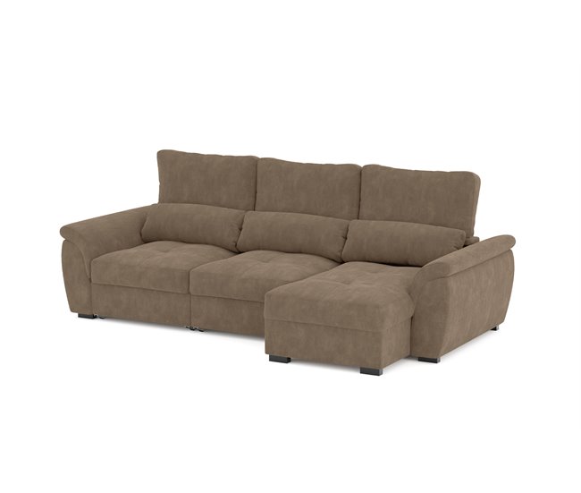 Chaise longue con cama BENSON Camel
