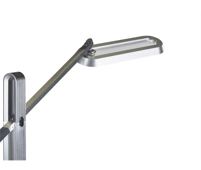 Beliani Lámpara de pie AQUARIUS Gris