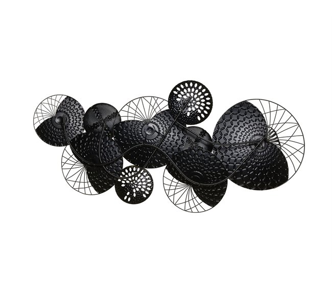 Beliani Decoración de pared CESIUM Negro