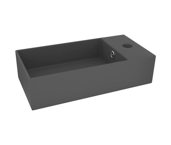 Lavabo De Baño Gris Oscuro