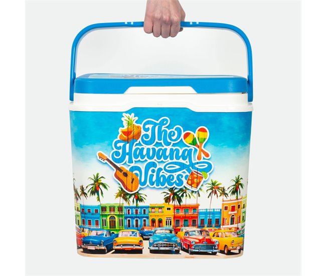 Aktive Nevera rígida de playa 24 litros Summer Trends Multicolor