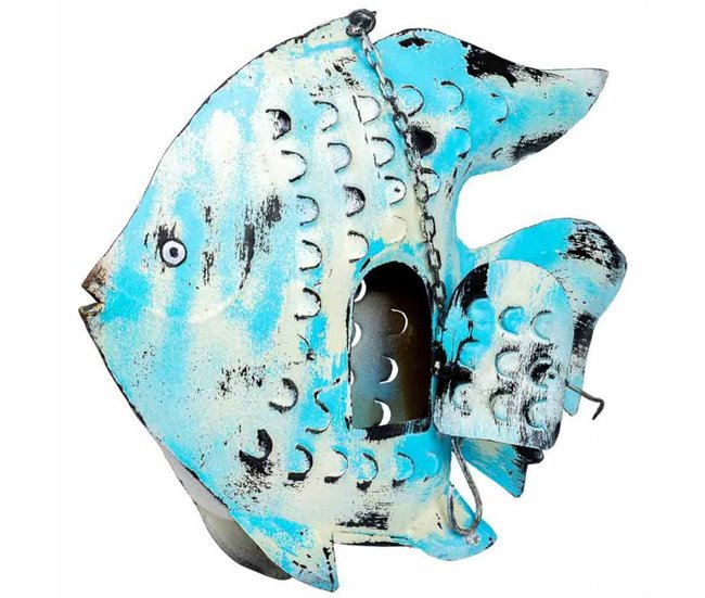 Figura Decorativa Azul