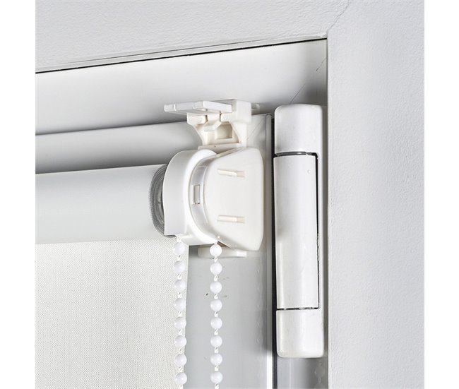 Estores plegables Estor Paqueto Con Varillas para Ventanas Blanco Veta