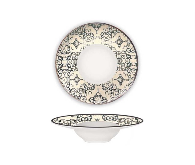 Plato risotto ALTAMIRA/JAMEO/DRACH marca LA MEDITERRÁNEA 28cm Crema