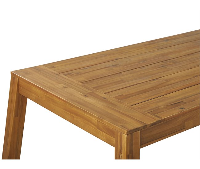 Beliani Conjunto de comedor LIVORNO Marron