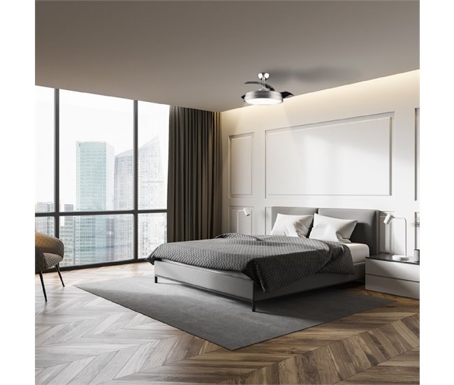 Cecotec Ventilador de techo EnergySilence Aero 4280 Invisible Ste Inox