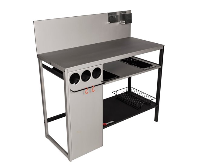 Aparador para plancha, Wallis Gris