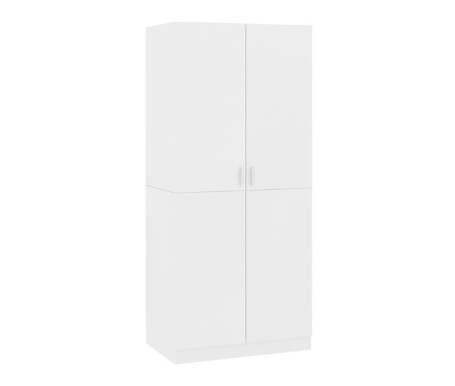 Armario Enara  puertas diseño minimalista 80 Blanco