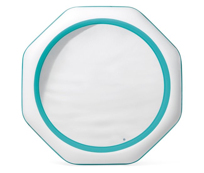 Piscina hinchable familiar octogonal INTEX Azul