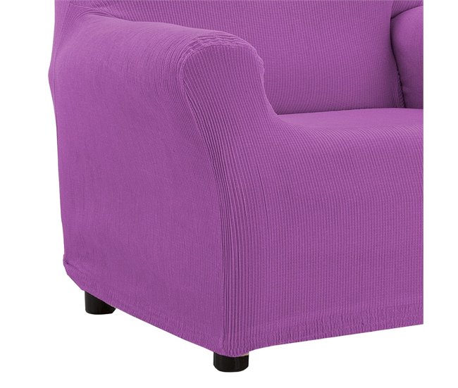Funda de Sillón Orejero Elástica Java Donegal Collections Fucsia