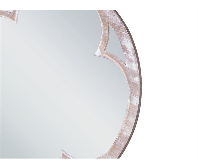 Beliani Espejo decorativo MONCLOVA Marron