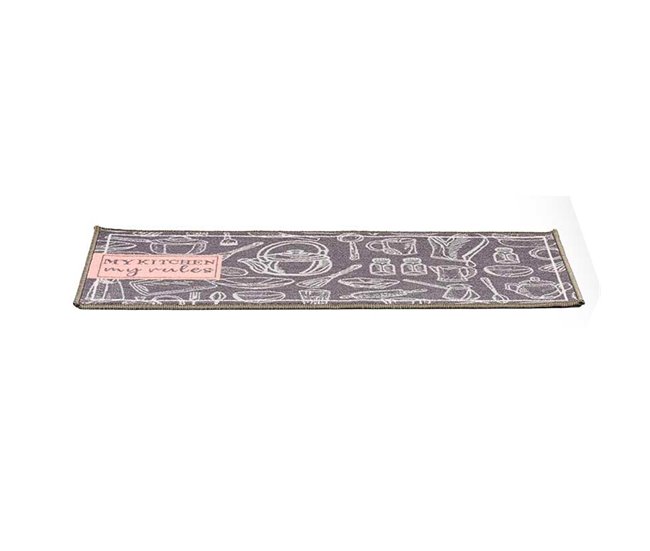 Alfombra multiusos my kitchen colección KINVARA Gris