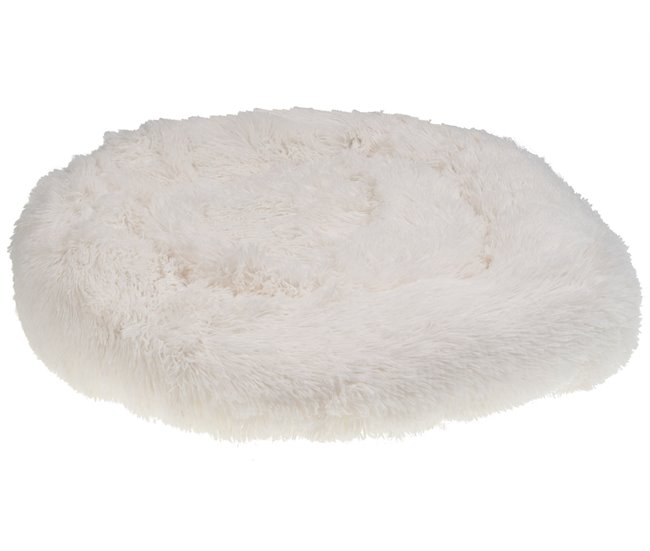 Beliani Cama para mascotas KULU Blanco/ Beige