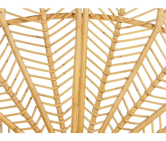 Beliani Cama Ratán FLORENTINE 147x207 Marron