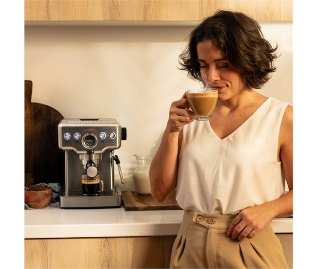 Cecotec Cafetera expressPower Espresso 20 Barista Mini Inox