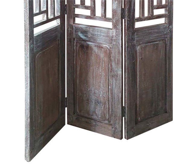 Biombo de madera Marron