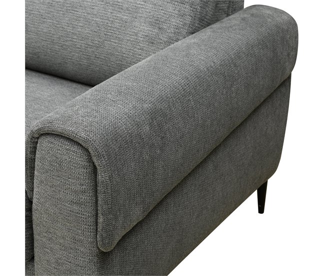 Chaise longue con cama ELIA Gris