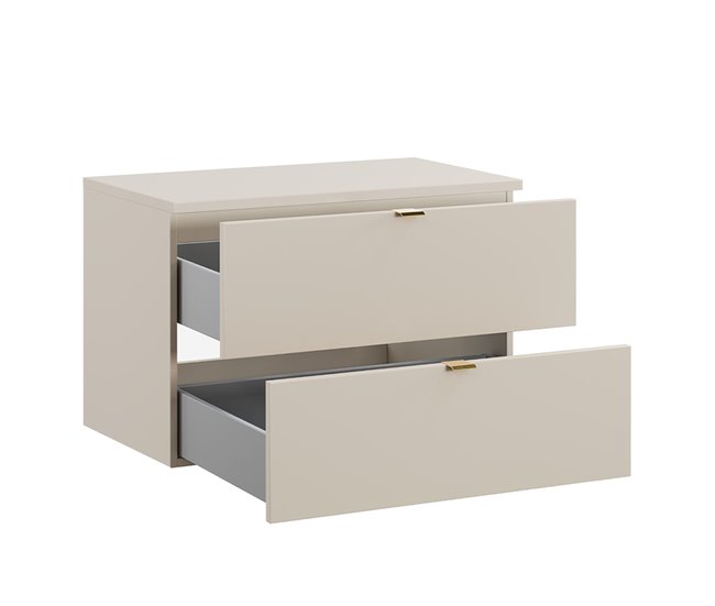 Mueble bajo lavabo encimera Azel 80 Beige