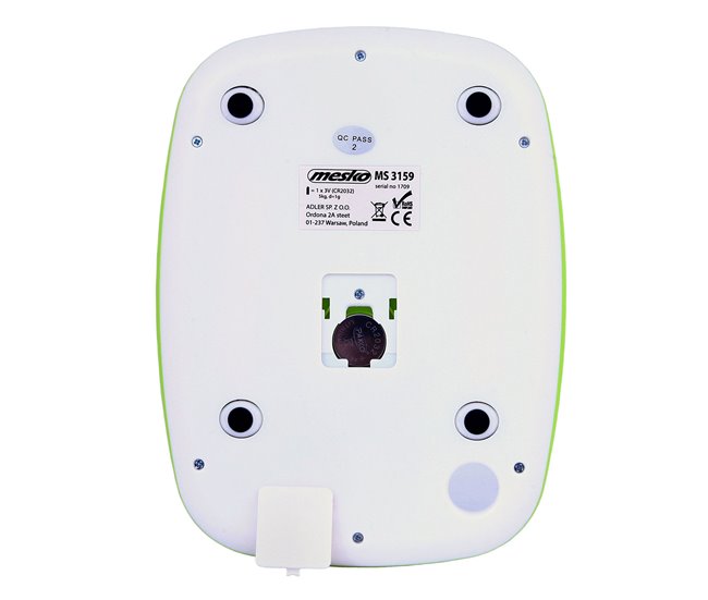 Balanza de cocina Mesko MS3159G Verde
