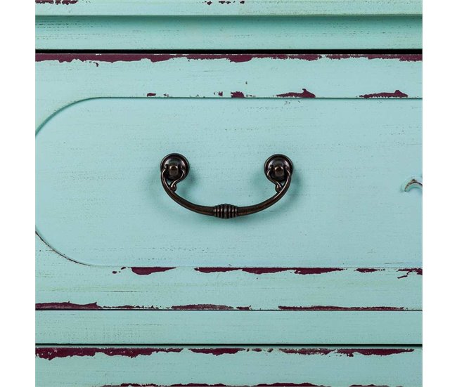 Cómoda de madera Azul