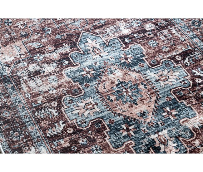 Alfombra lavable ANDRE 1826 Ornamento vintage 160x220 Multicolor