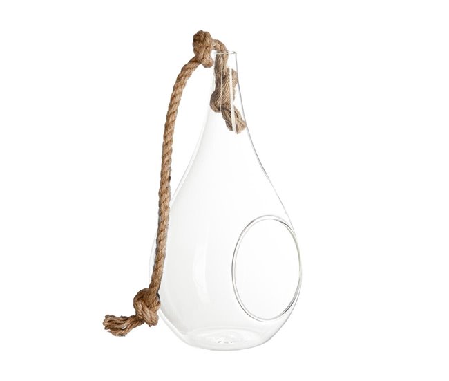 Well Home Gota de vidrio + cuerda H25 Transparente
