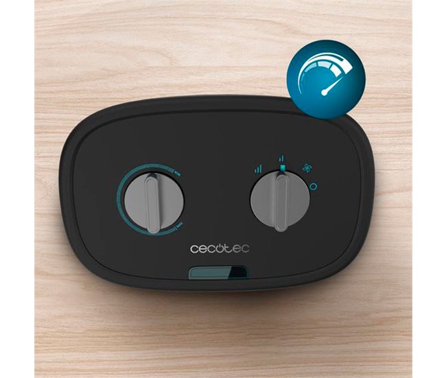 Cecotec Calefactor Eléctrico Bajo Consumo ReadyWarm 2050 Max Negro