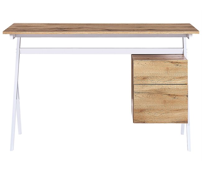 Beliani Escritorio ASHLAND 120x60 Marron