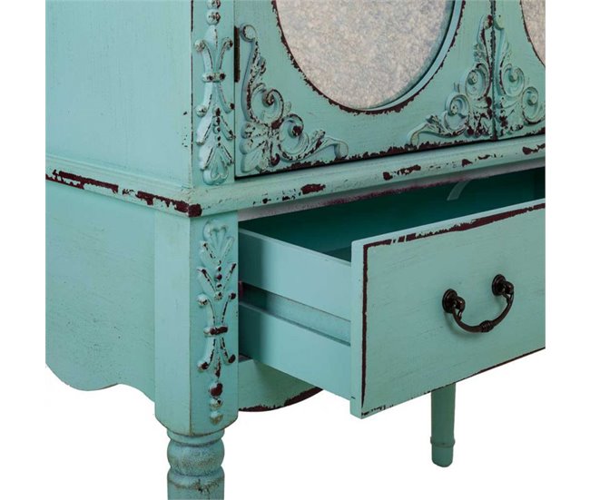 Armario de madera Azul