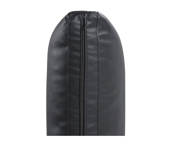 Beliani Sofá de 2 plazas Piel sintética SOVIK Negro